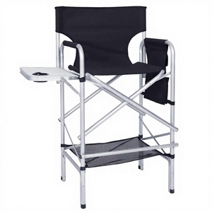 Silla de Director Plegable de Aluminio Portátil al por Mayor, Silla de Playa Ligera Personalizada para Muebles de Exterior Estilo Pesca - Product Image 4