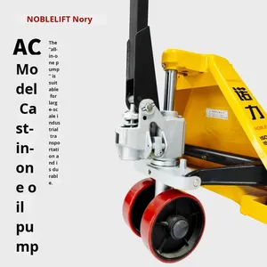 महान लिफ्ट मैनुअल फोर्कलिफ्ट नायलॉन पहियों 2.5/3 टन कार मरम्मत भागों उपकरण ग्राउंड जैक हैंड पुश पैलेट ट्रक चीन में बनाया गया - Product Image 3