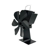 Ventilateur thermique économique EJ à 6 pales pour foyer, poêle, camping-car et usage extérieur, compatible avec les poêles à bois