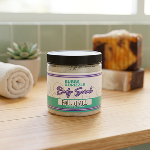 Exfoliante Corporal Blanqueador con Sales Marinas BUBBS DRIZZLE FALL Y'ALL, 9 Fl oz - Product Image 3