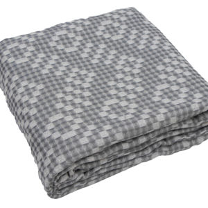Couverture de lit de plage en jacquard teint en fil, ultra douce et résistante aux rides, chevron de diamant clair de <span class=keywords><strong>lune</strong></span>, personnalisée - Product Image 1
