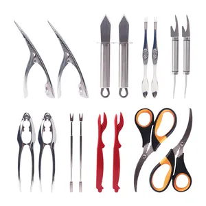 Apritore per <span class=keywords><strong>Ostriche</strong></span> con Protezione, Utensili per Frutti di Mare, Strumenti per Aprire Conchiglie, Coltelli per Aprire <span class=keywords><strong>Ostriche</strong></span> - Product Image 1