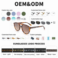 Lunettes de soleil carrées de haute qualité, vente chaude, mode, logo métallique 3D personnalisé, lunettes de soleil polarisées épaisses en acétate, unisexe