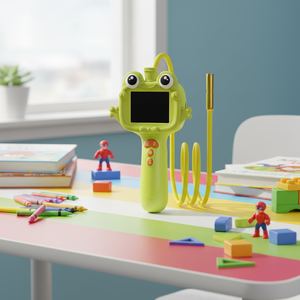 Caméra d'inspection numérique portable mignonne avec 8 LED Full HD pour photos et vidéos, mini-endoscope pour enfants, jouet - Product Image 1