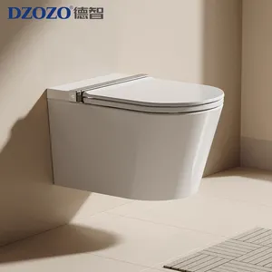 S005 Light Smart Sanitary Wares Automatic 1 Piece Toilet Bathroom Ceramic Wc Intelligent Smart Toilet