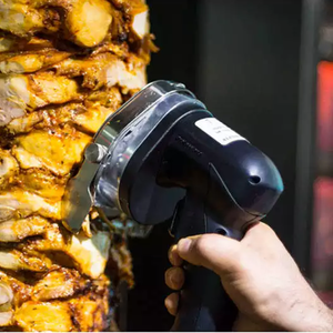 Máquina Cortadora de Shawarma Eléctrica CE, Cuchillo para Shawarma, Cortadora Automática de Carne para Shawarma, Robot Cortador de Kebab, Cortadora de Shawerma - Product Image 3