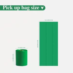 Sacs à déjections canines biodégradables verts, étanches et parfumés, avec LOGO GRATUIT, EPI/D2W+HDPE - Product Image 5