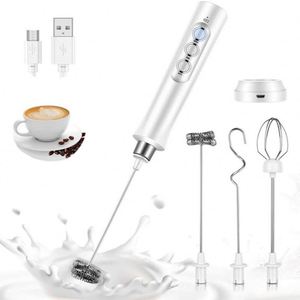Batidora de Huevos Eléctrica, Espumador de Leche, Espumador de Café, Batidora de Varillas Inalámbrica USB, Batidora de Claras y Crema Metálica, Mezcladora de Pasteles - Product Image 2