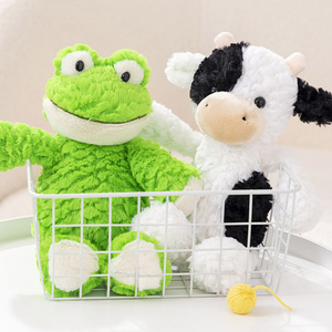 Jouets en peluche animaux mignons à longues pattes ODM transfrontaliers – Vache, Éléphant, Lapin – Matière Velours, Coton PP – Poupées de confort pour enfants - Product Image 5