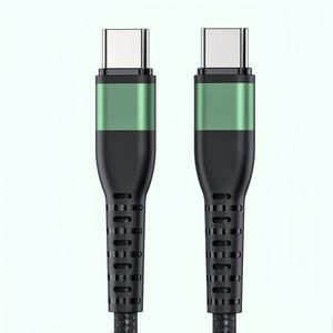 Câble de charge rapide USB-C vers USB-C avec logo OEM, 60W, 1m/2m, compatible avec tous les téléphones Samsung/Xiaomi/Huawei, universel - Product Image 1