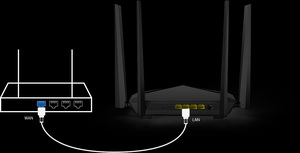 Router WiFi Gigabit Dual-Band Wireless Smart Tenda AC10 AC1200, MU-MIMO, 4 Porte Gigabit, 867Mbps/5 GHz+ <span class=keywords><strong>300Mbps</strong></span>/2.4GHz - Product Image 6