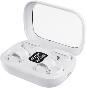 หูฟังไร้สาย 2in1 แบบหนีบหู 4 จุด พร้อมไฟ LED และหน้าจอแสดงผลดิจิตอลอัจฉริยะ - Product Image 1
