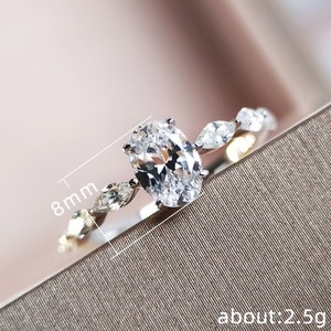 Anello a Forma Ovale per Donne, Accessorio da Dito Semplice e alla Moda per Uso Quotidiano, Gioiello Versatile per Diverse Occasioni - Product Image 6