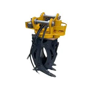 OEM Manufacturer excavator hydraulic grapple for PC154-15t excavator attachments excavator rotary log grapple