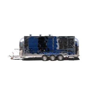 UKUNG 400*210cm (13 '2*6' 11 ") gran oferta camión de comida de remolque de acero inoxidable dorado para puré de <span class=keywords><strong>patatas</strong></span> tortilla pudín - Product Image 4