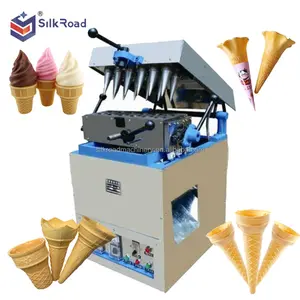 Commercial soft machine soft ice cream machine cone wafer making machine small edible coffee cup maker