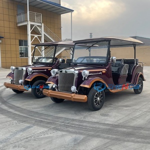 Low Price 8 Passenger Classic Tourist Roadster Car Antique Luxury Electric Club Glof Car Airport Cart Bus - Product Image 3