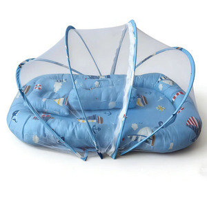 Mosquitera Plegable para Niños con Colchoneta y Almohada, Cuna Mosquitera para Bebés, Mosquitera Anti-Caídas para Cama - Product Image 6