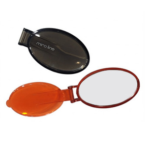 UV Coated Oval <b>Compact</b> <b>Mirror</b> With Promotional Design For Merchandising And Corporate Gift Solutions - Product Image 2