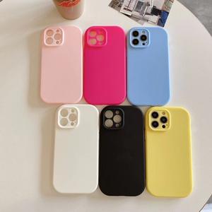 Coque pour iPhone 15 Pro Max/14/12/XR, 16XS, couleur unie, minimaliste, iPhone 13, 8/7 - Product Image 1