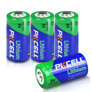 PKCELL 3V LiMnO2 Batterie CR123A <span class=keywords><strong>Cr</strong></span> <span class=keywords><strong>123a</strong></span> 1500mah Batterie Au Lithium pour Caméras - Product Image 6