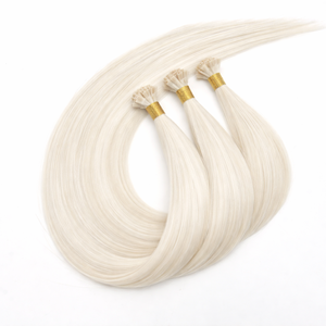 Extensions de <span class=keywords><strong>cheveux</strong></span> en kératine blond platine, pointe plate, <span class=keywords><strong>cheveux</strong></span> humains Remy, lisses, <span class=keywords><strong>cheveux</strong></span> professionnels de salon - Product Image 2