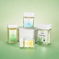 Pot en verre hermétique avec bouchon à vis pour le stockage de comprimés, bocal en verre avec bouchon sécurité enfant, qualité alimentaire pour poudre sensible à la lumière, avec étiquette