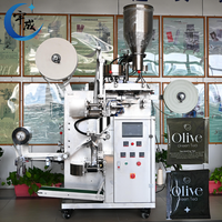 Machine d'emballage de thé entièrement automatique adaptée à l'emballage du thé dans des sachets intérieurs et extérieurs.
