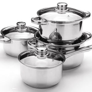 Juego de ollas para cocinar ollas Juegos de utensilios de cocina Ollas Cacerola de acero inoxidable Juego de ollas y sartenes - Product Image 2