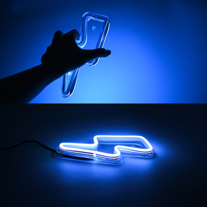 Nouvelles lumières décoratives LED en forme de cœur brisé USB Lightning pour l'<span class=keywords><strong>ambiance</strong></span> de la voiture, mode clignotant 12V, éclairage ambiant de fenêtre - Product Image 5