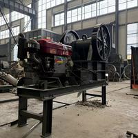 Concasseur à mâchoires diesel PE400x600, concasseur secondaire, concasseur de roche pour petite mine, agrégats 16-60t/h, alimentation 340mm
