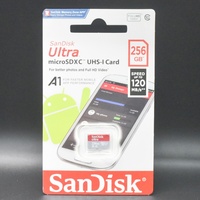 Kartu SD Mini SanDisk Ultra 256GB UHS-I A1 Kecepatan Hingga 120MBs Untuk Ponsel
