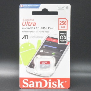 การ์ด SanDisk Ultra 256GB microSDXC UHS-I A1 ความเร็วสูงสุด 120MBs สำหรับโทรศัพท์ - Product Image 1
