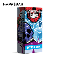 Großhandel Deutschland Spanien Slowenien Happ Bar 30K 40K 50K 100K 150K Wiederaufladbare Puffs Benutzerdefinierte Happbar Geschenkverpackung Papierbox
