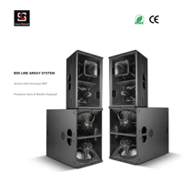 BL30 Subwoofer Audio Professionnel 15 Pouces 2400W Néodyme 8 Ohm Actif, Grande Enceinte Basse 18 Pouces Sonorisation pour Barre de Son