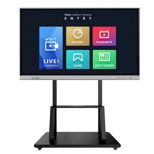65/75/86/100/110 inchmulti touch screen smart flat panel meeting room electronic digital interactive smart white E board