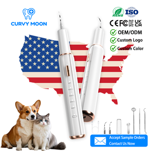 Kit de Herramientas para Eliminar la Placa Dental Ultrasónica de 38 kHz, Cabezal de Metal, Batería de 500 mAh, Control <span class=keywords><strong>Digital</strong></span>, Eliminador de Manchas Dentales, Escalador Dental Inteligente - Product Image 1