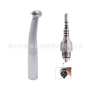 Dental 45-Degree <b>Fiber</b> <b>Optic</b> Handpiece with LED <b>Light</b> Quick-Connect 6-Pin Dental Drill 8000 <b>Fiber</b> <b>Optic</b> Handpiece - Product Image 5
