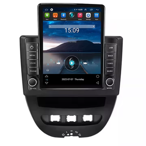 Lettore DVD per Auto Android 13 per <span class=keywords><strong>Peugeot</strong></span> <span class=keywords><strong>107</strong></span> Citroen C1 Toyota Aygo 2005 - 2014 BT GPS Navigazione SWC Carplay Autoradio - Product Image 1