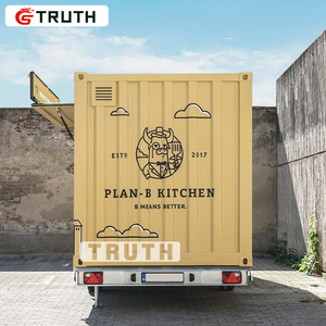 Conteneur de restauration mobile entièrement équipé, camion-restaurant préfabriqué, cuisine mobile avec plancher extensible sur le côté - Product Image 4