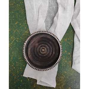 Sous-verre en bois de Sheffield de taille moyenne Gabriella P. pour usage promotionnel - Product Image 1