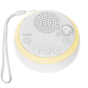 900mAh Rechargeable White Noise <b>Sleep</b> Aid Machine - Portable Sound Soother with Tap Control Night <b>Light</b> for Baby & Adult - Product Image 2