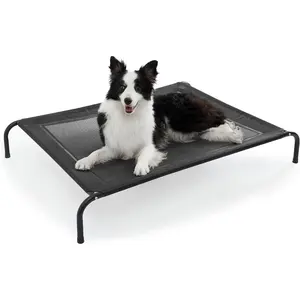 Large Summer Hammock Raised Cooling Elevated Pet Dog Bed For Outdoor Summer Pet Cot