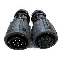 1 Paire de Connecteurs Audio 8 Broches (8 Cœurs) Mâle et Femelle pour Haut-parleurs et Systèmes Line Array