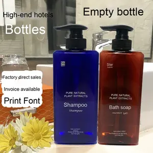 500ml Hôtel-Grade Shampooing Gel Douche Recharge Bouteille Désinfectant <span class=keywords><strong>pour</strong></span> <span class=keywords><strong>les</strong></span> Mains Remplacement Vide Conditionneur Push Type 300 <span class=keywords><strong>pour</strong></span> Cosmétiques - Product Image 6