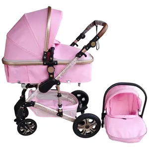 Bebek Pram puset Buggy araba koltuğu hafif bebek arabaları Strollers katlanır seyahat puset 3 in 1 bebek arabası yenidoğan için