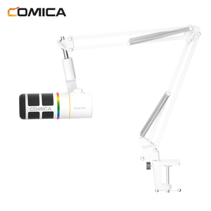 Microphone filaire USB-C COMICA EJoy Uni(A) blanc RGB, à condensateur cardioïde, avec suppression du bruit, 24 bits 48 kHz - Product Image 4