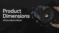 Lunette d'imagerie thermique NM06-50LRF Sytong avec télémètre de 2000m pour la chasse à vision nocturne, objectif thermique
