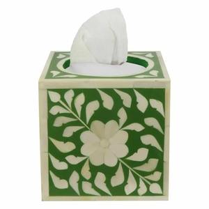 กล่องไม้ทิชชู่ฝังกระดูกที่หรูหราที่ใส่ของตกแต่งทำด้วยมือสำหรับการใช้ชีวิตที่ทันสมัย - Product Image 5
