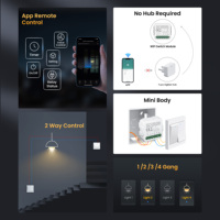 Module d'interrupteur intelligent WiFi GIRIER Tuya, prise en charge du contrôle bidirectionnel, 100-240V, 1, 2, 3 ou 4 gangs, relais intelligent pour la maison